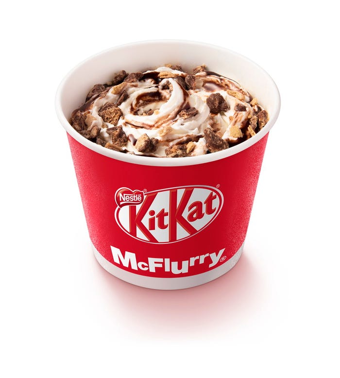 マックフルーリー キットカット※画像はイメージ/画像提供:日本マクドナルド