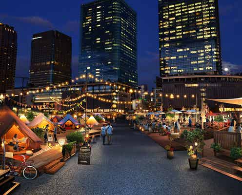 大阪のど真ん中でBBQとグランピングが楽しめる「ウメキタ!!!GLAMPING&RESORT」が誕生