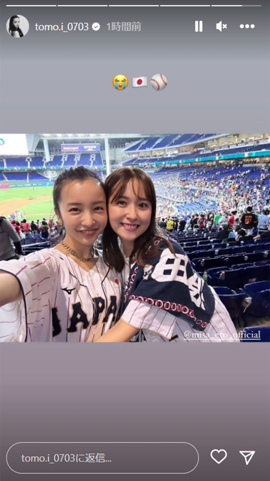 板野友美、衛藤美彩／板野友美Instagramストーリーズより