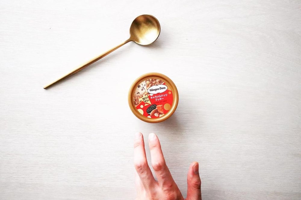 ハーゲンダッツのキャラメルナッツクッキー