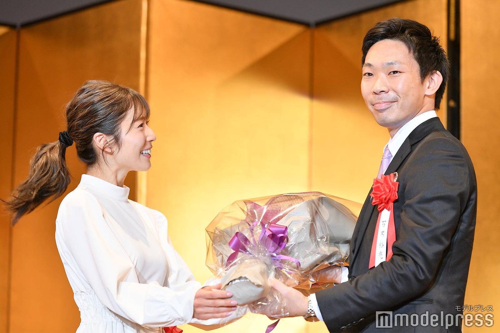 松岡茉優、石黒裕亮氏（C）モデルプレス