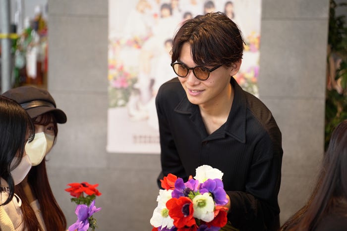 中村榛「花束とオオカミちゃんには騙されない」第1話先行試写会(C)AbemaTV, Inc.