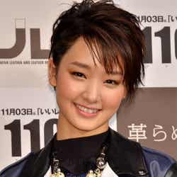 いつもとは違うハードなレザーファッションで登場/「ベストレザーニスト」授賞式より