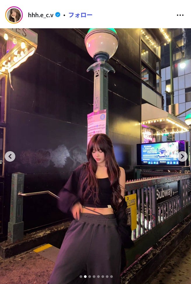 HONG EUNCHAE Instagramより