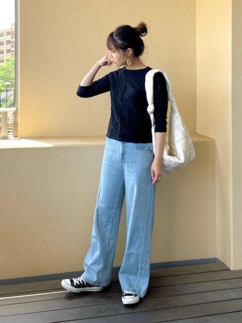 デニム　コーデ