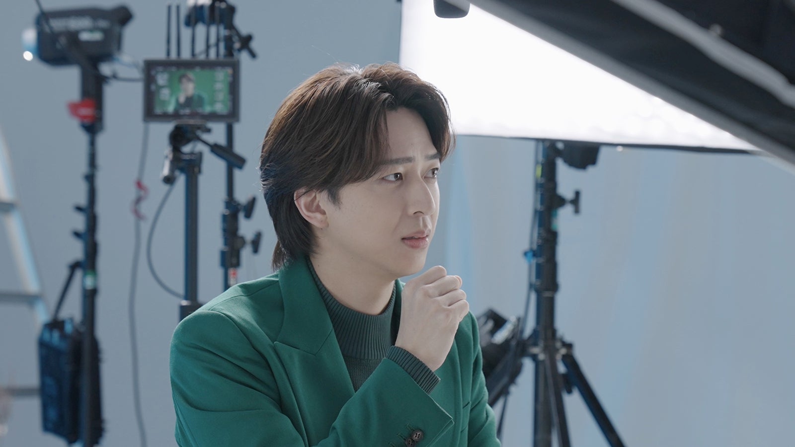 「ベンザブロックプレミアムDX」シリーズ新テレビCMメイキング（提供写真）