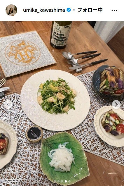 川島海荷Instagramより