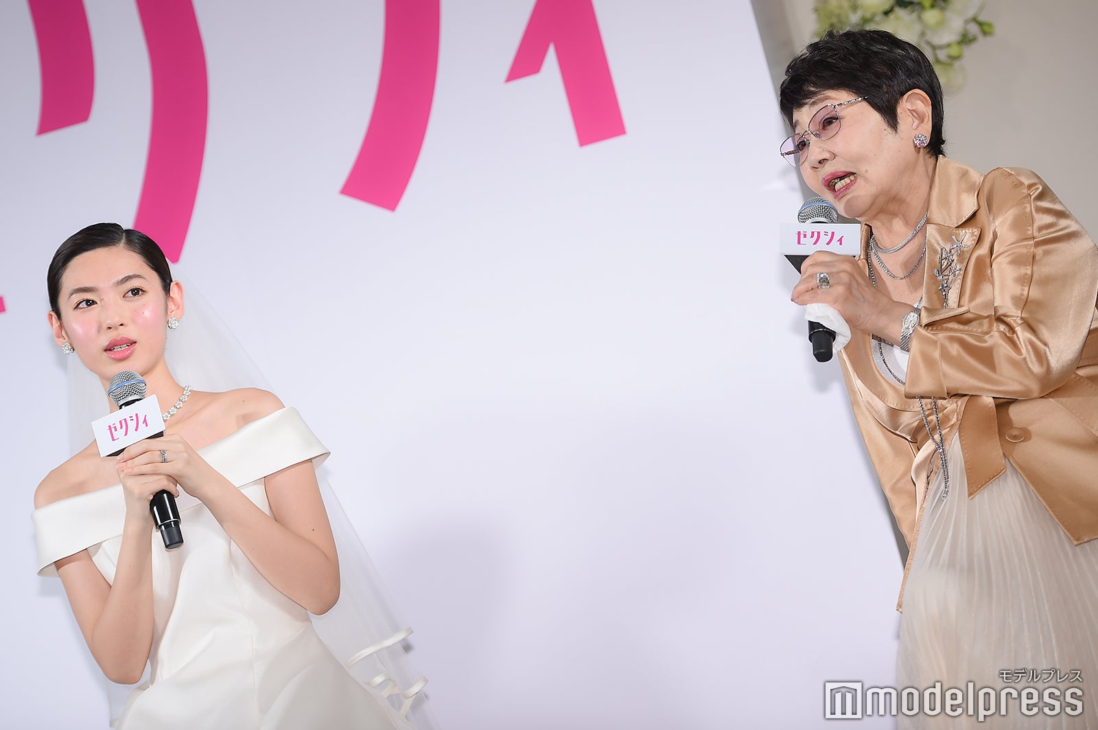 白石聖、泉ピン子（C）モデルプレス