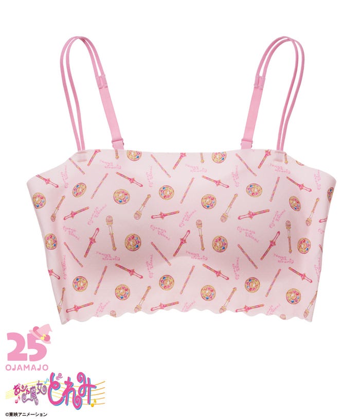 ノンワイヤーブラ/ 「おジャ魔女どれみ」✕「PEACH JOHN」コラボレーションアイテム(提供写真)