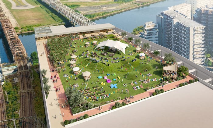 ルーフトップパーク開発 イメージビジュアル(提供写真)