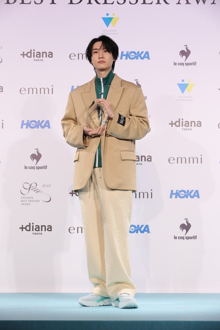 俳優部門を受賞した桜田通(提供写真)