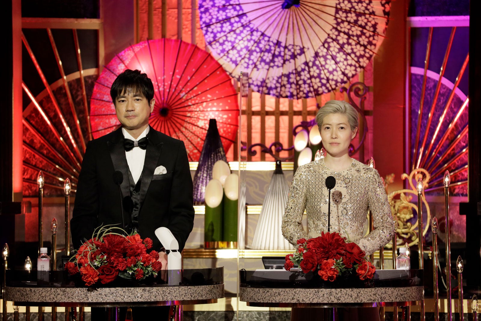 羽鳥慎一、シム・ウンギョン（C）日本アカデミー賞協会