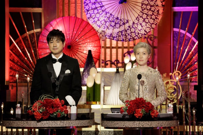 羽鳥慎一、シム・ウンギョン(C)日本アカデミー賞協会