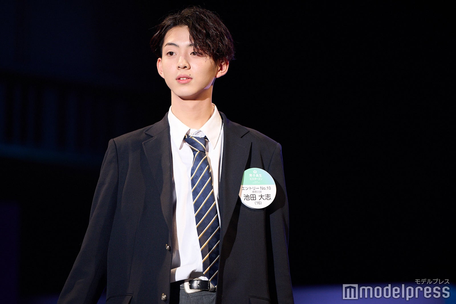 池田大志くん「男子高生ミスターコン2023」ファイナル審査の様子（C）モデルプレス