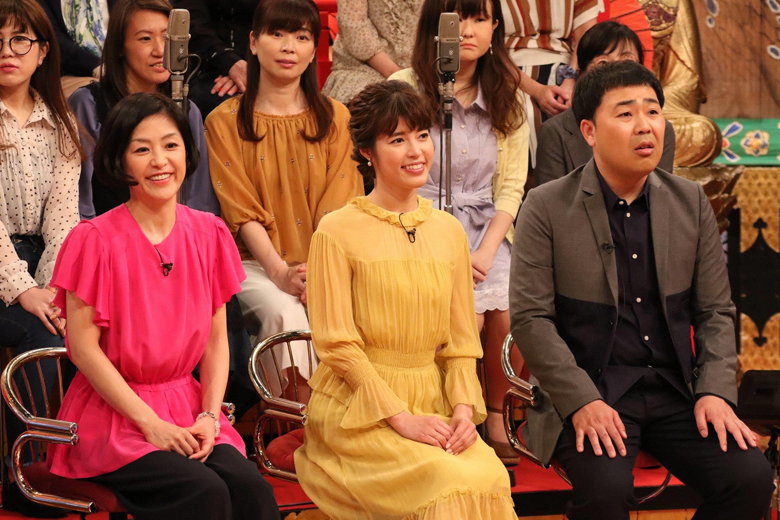 （左から）加藤貴子、神田愛花、保阪尚希（C）フジテレビ