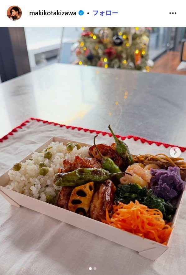 滝沢眞規子Instagramより