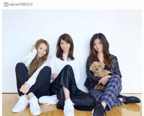 香里奈、美人三姉妹でお揃いコーデ 久々集合ショットにファン歓喜
