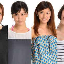 「ViVi」専属モデルオーディションの第1次選考を通過したアイドリング！！！メンバー（左から）菊地亜美、横山ルリカ、橘ゆりか、佐藤ミケーラ倭子