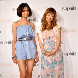 (写真左から)加藤夏希、小倉優子