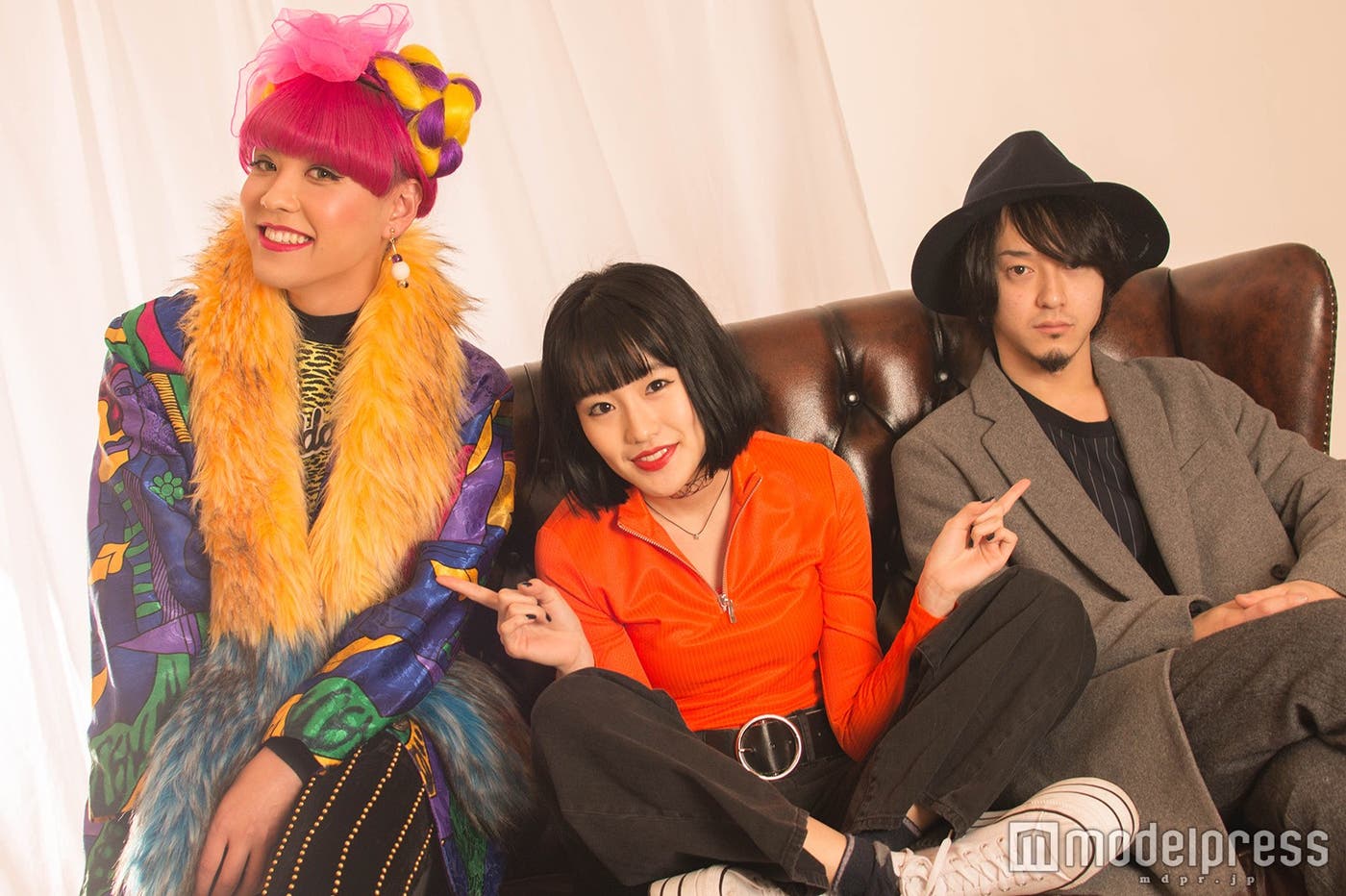 ぺえ、越野アンナ、西塚真吾(C)モデルプレス