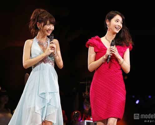 佐々木希、セクシーキャバ嬢でAKB48「じゃんけん大会2014」登場