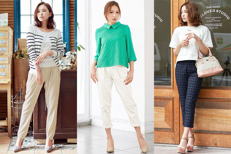 すらり美脚に！テーパードパンツで大人っぽくスタイルアップ