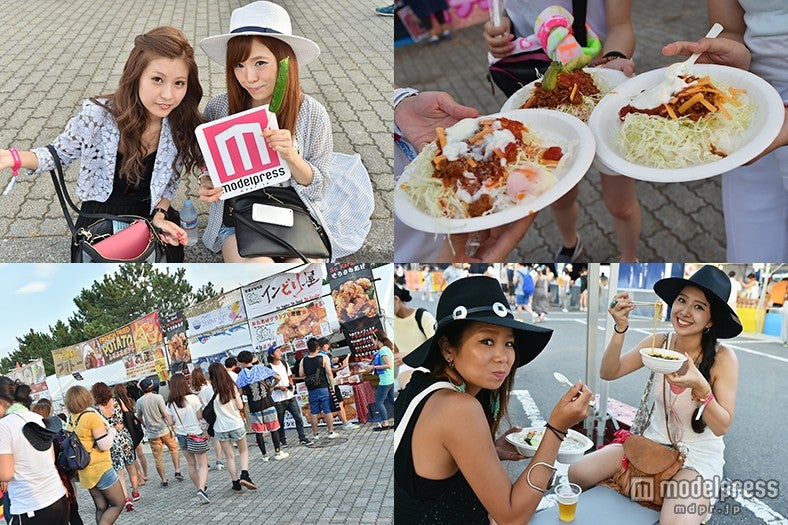 「サマソニ」グルメも豊富！世界各国の料理で夏フェス満喫＜SUMMER SONIC 2015来場者スナップ＞