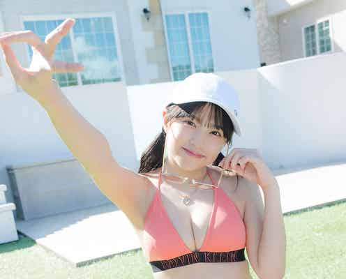 植松優音、色白美ボディが眩しい フレッシュなグラビア披露