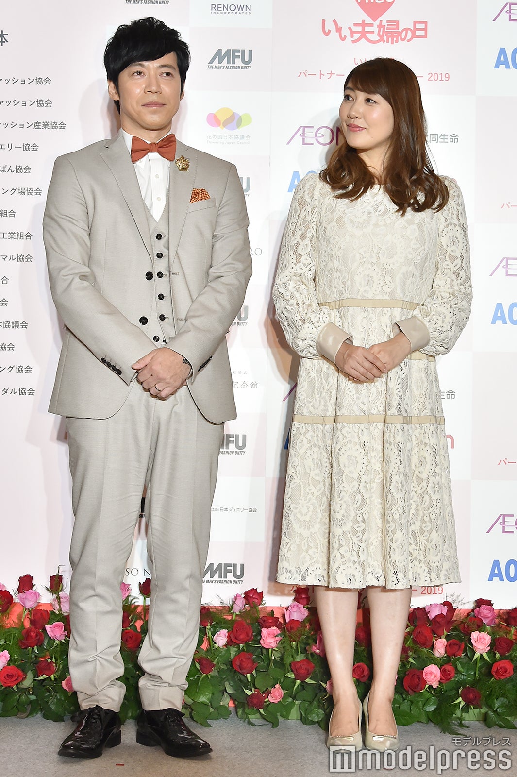 （左から）東貴博、安めぐみ（C）モデルプレス