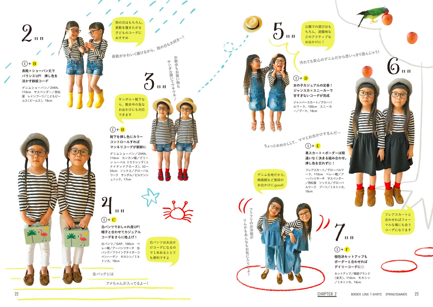 「りんあんコーデ」より（提供写真）