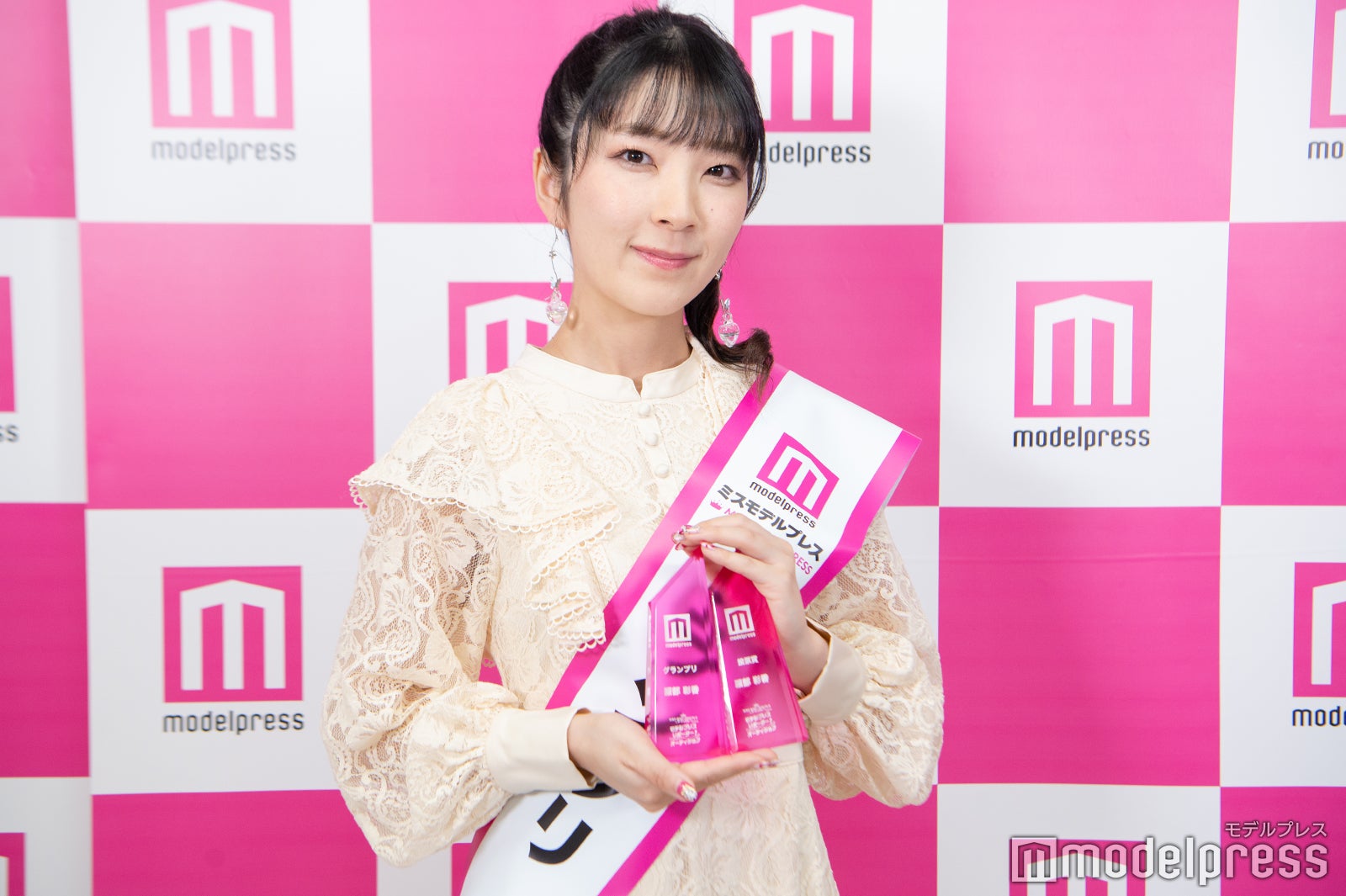 「ミス・ミスターモデルプレスオーディション PRESENTSモデルプレス リポーターオーディション」グランプリ・服部彩香さん（C）モデルプレス