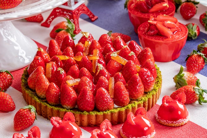 ストロベリータルト／画像提供：ヒルトン東京