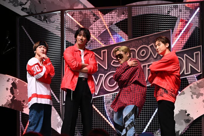 NAOTO、小林直己、ELLY、小森隼(C)TBS