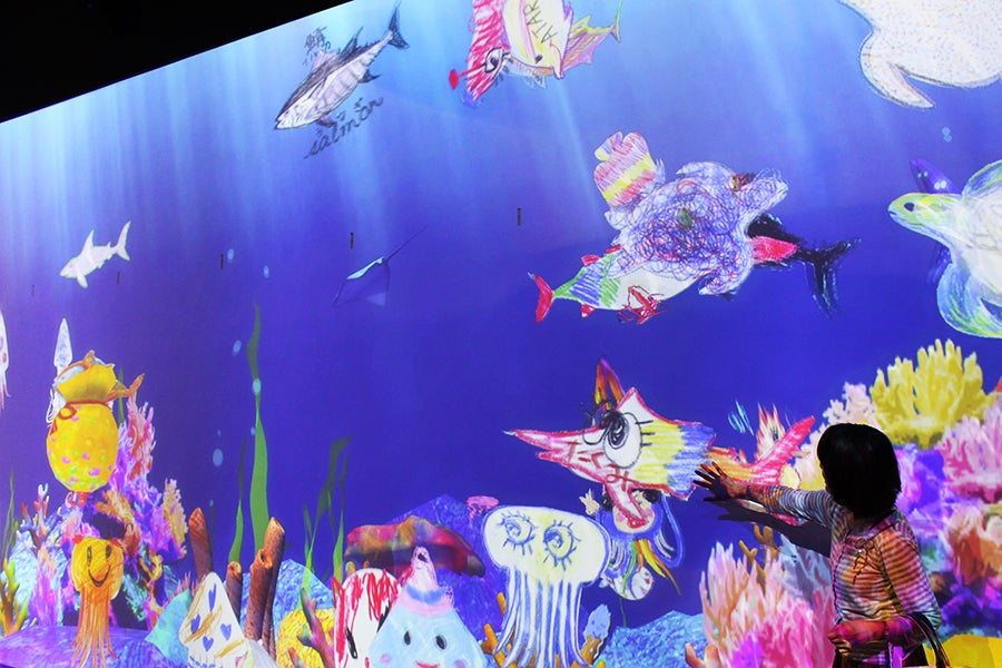 MORI Building DIGITAL ART MUSEUM: EPSON teamLab Borderless_学ぶ！未来の遊園地