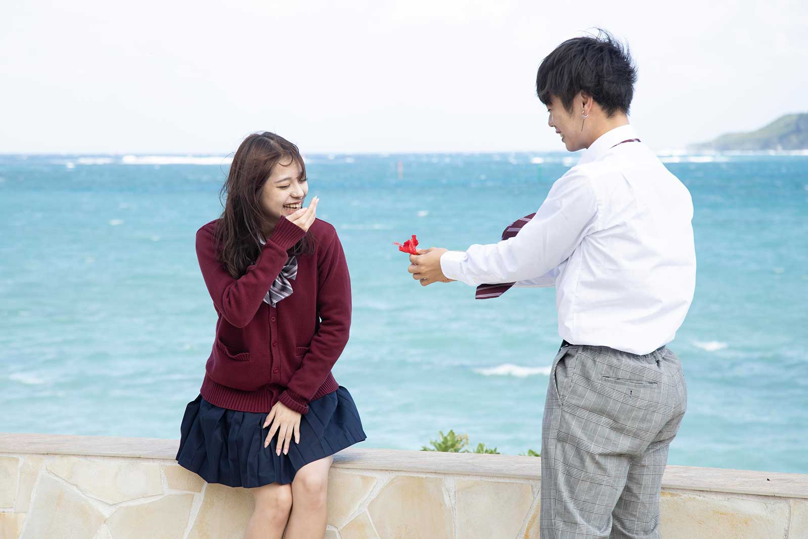 るな、りょうた「今日、好きになりました。-赤い糸編-」（C）AbemaTV, Inc.