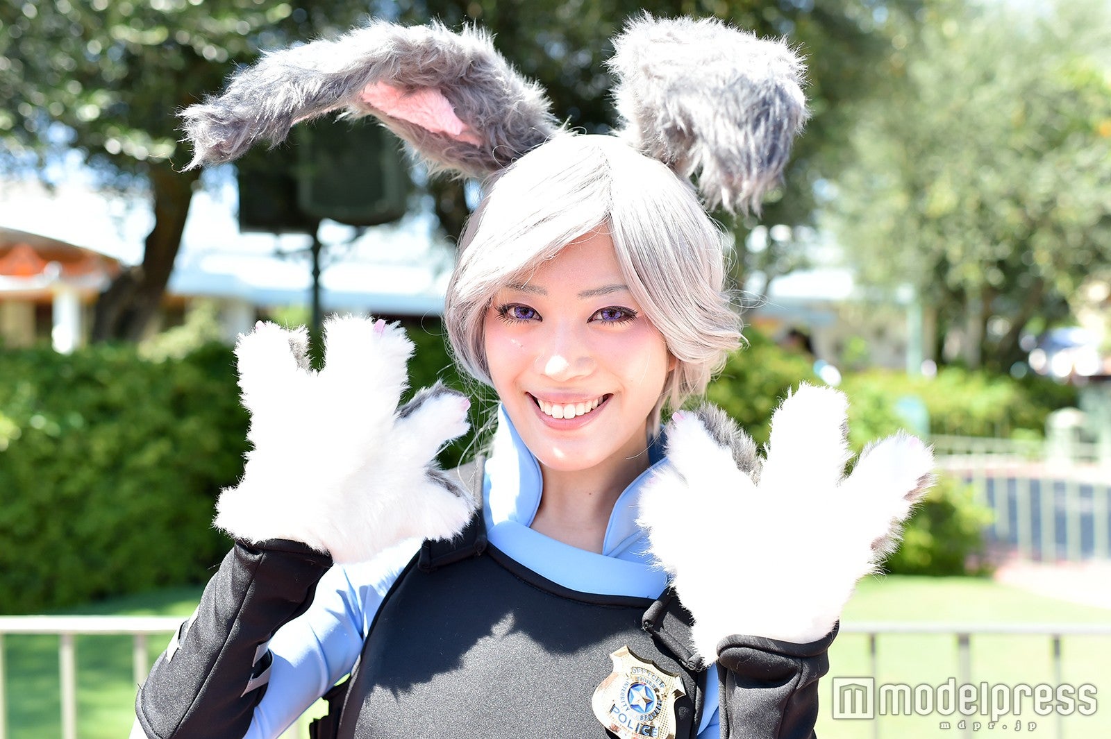 「ズートピア」の仮装、みなみさん（ジュディ）／（C）モデルプレス