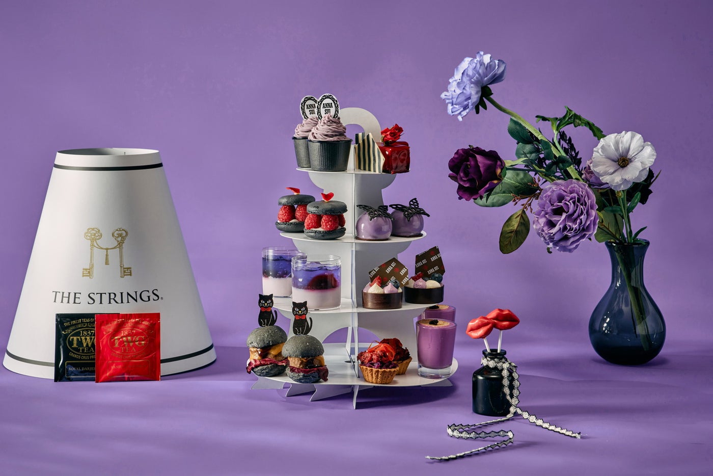 ファンタジー＆ローズ アフタヌーンティー with ANNA SUI／提供画像