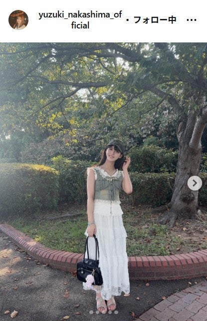 中嶋優月Instagramより