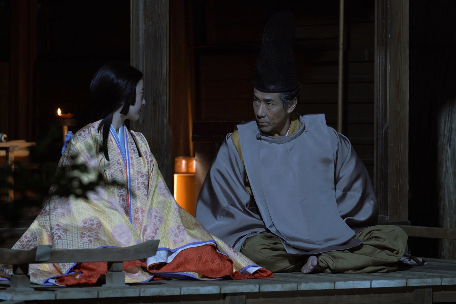 吉高由里子、岸谷五朗「光る君へ」第32話（C）NHK