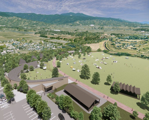 スノーピーク、吉野ヶ里歴史公園に新施設 非キャンパーの取り込みを目指す