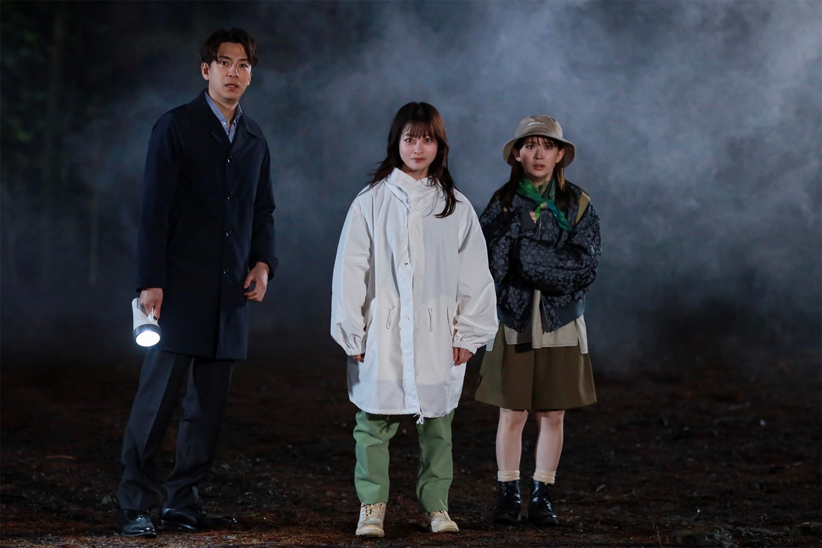 三浦翔平、橋本環奈、畑芽育「天久鷹央の推理カルテ」第2話（C）テレビ朝日