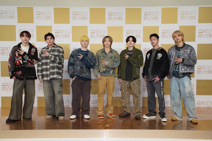 BE:FIRST/(左から)RYUHEI、LEO、SHUNTO、SOTA、MANATO、RYOKI、JUNON(提供写真)