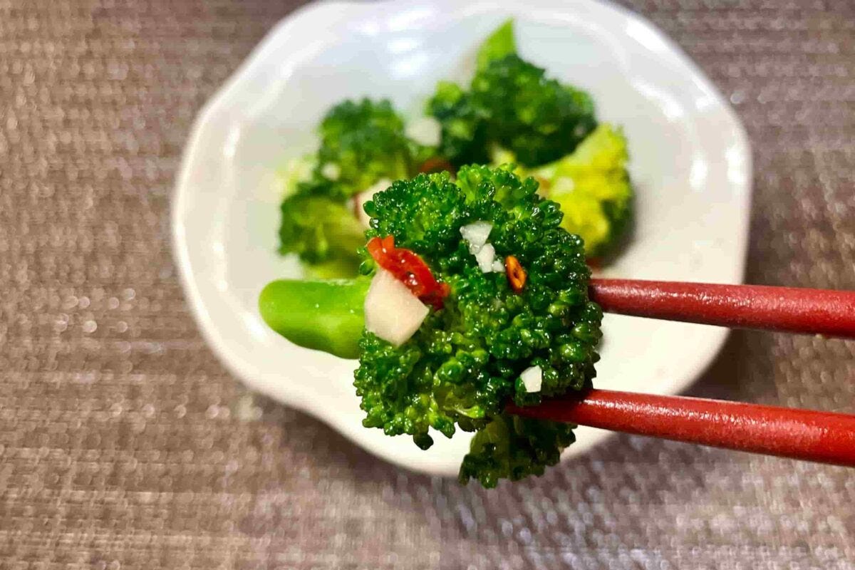 ブロッコリーのペペロン風
