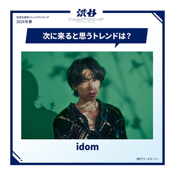 次に来ると思うトレンドは?(提供写真)