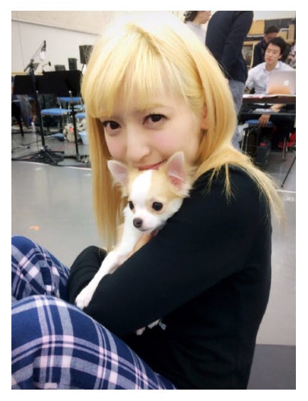 神田沙也加オフィシャルブログより(Ameba)