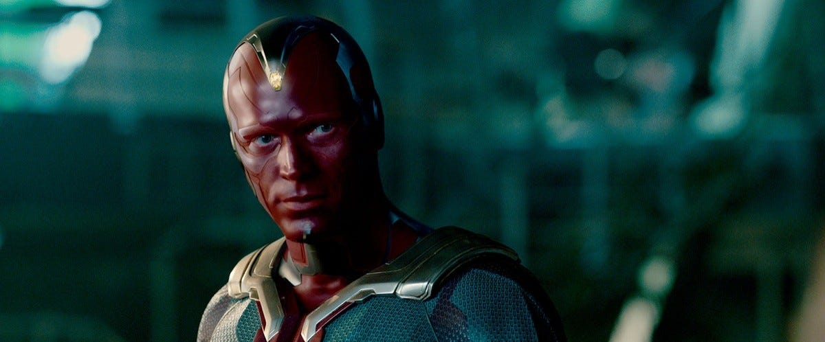 『アベンジャーズ/エイジ・オブ・ウルトロン』:場面写真(ヴィジョン)
