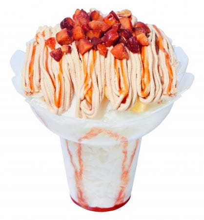 コットンスノーキャンディ モンブラン(669円) /画像提供:ダスキン