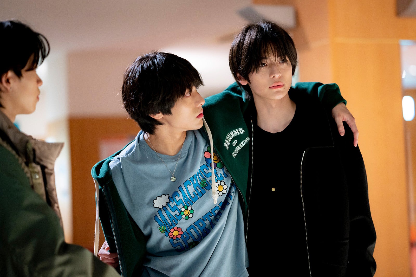 森愁斗、山下幸輝、高橋文哉「君の花になる」第5話より（C）TBS