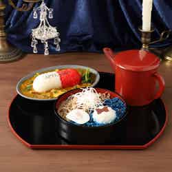 そば1枚+カレーセット税込2,080円(C)青山剛昌/小学館・読売テレビ・TMS 1996