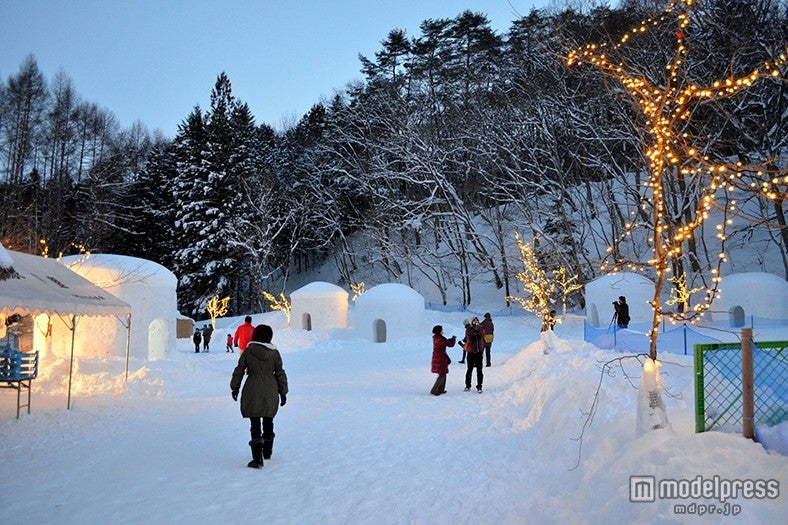 17時半よりイルミネーションが灯り幻想的な雰囲気に／画像提供：日光旅ナビ日光市観光協会